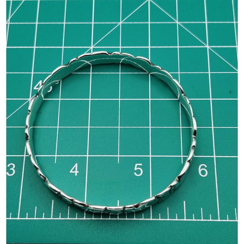HTF James Avery Retired Sterling Silver Dove/Bird In Flight Eternity Bracelet 7" - Picture 11 of 12